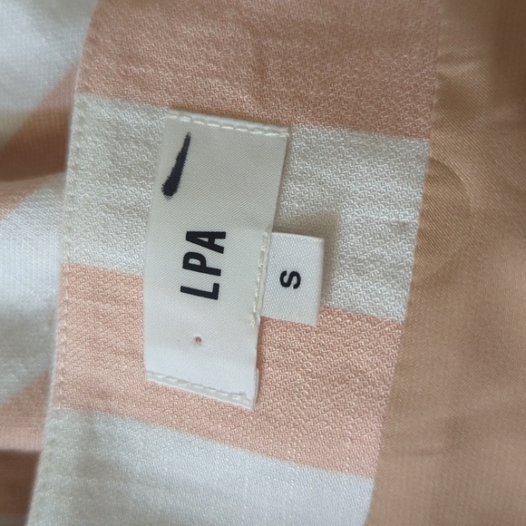 LPA by Revolve Striped Pink and White Wrap Dress - Picture 5 of 5